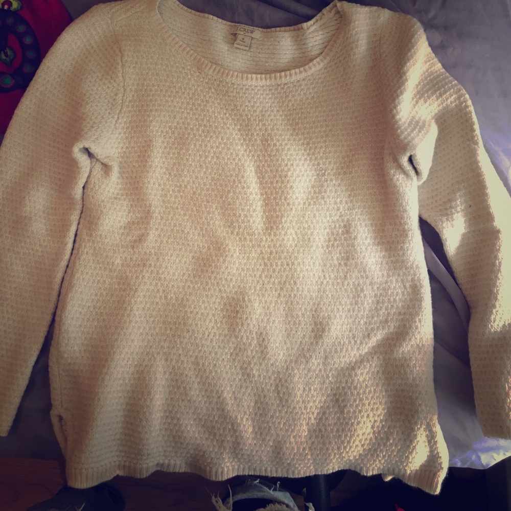 JCrew pink sweater