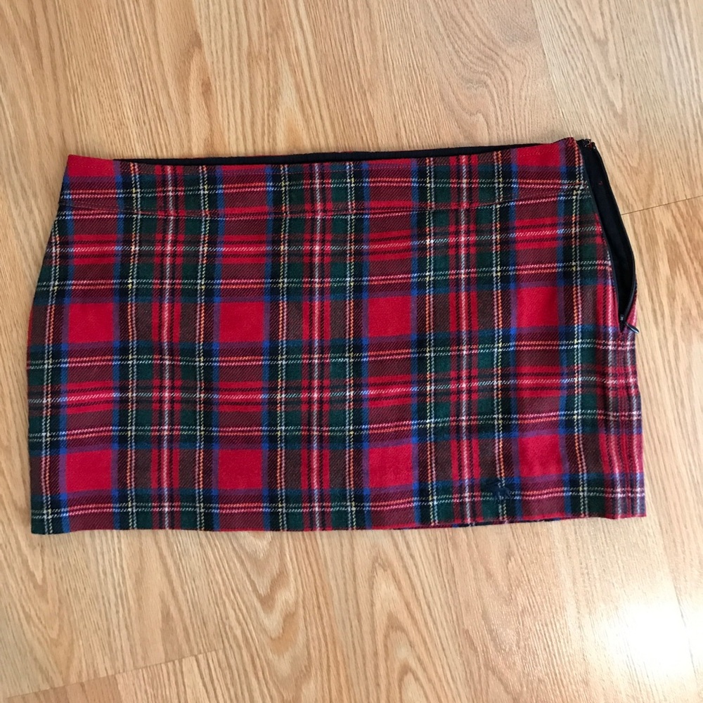 Abercrombie & Fitch Plaid Mini Skirt size 10