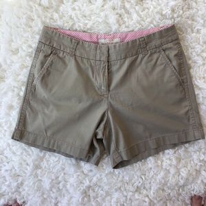 J. Crew chino shorts