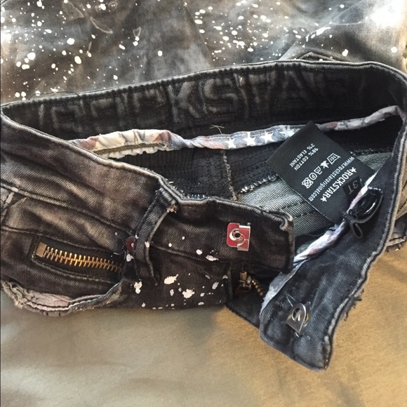 black/gray ROCKSTAR jeans for toddler size 3T