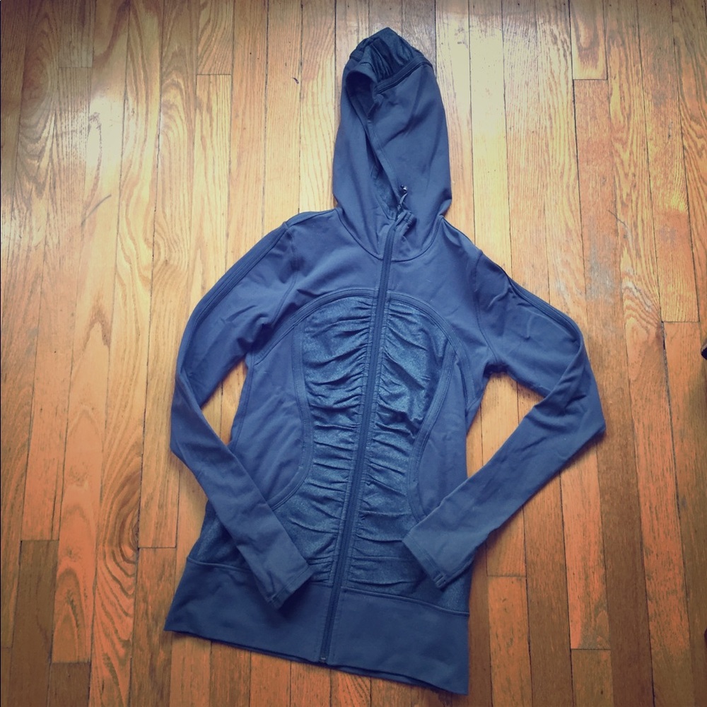 Lululemon Grey Zip Up Hoodie