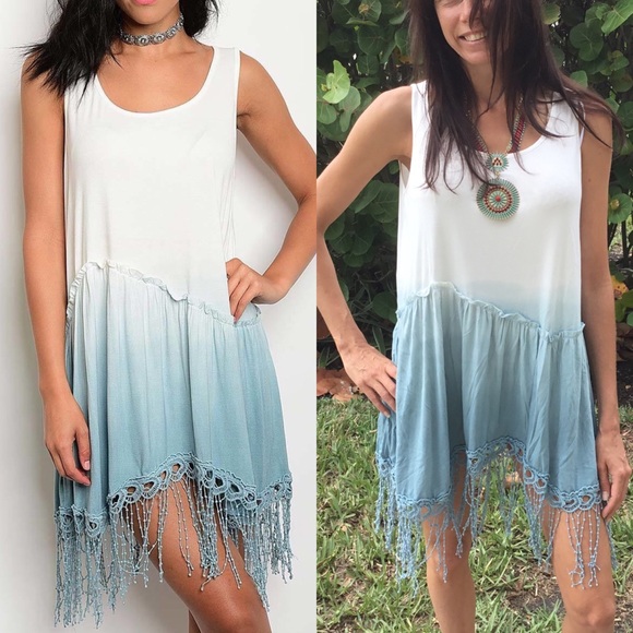 😢 Last 1! Tie Dye Ruche Dress Small Only - Picture 2 of 4