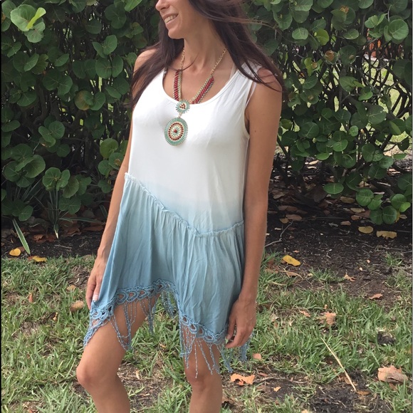 😢 Last 1! Tie Dye Ruche Dress Small Only - Picture 4 of 4