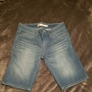 Denim Bermuda shorts