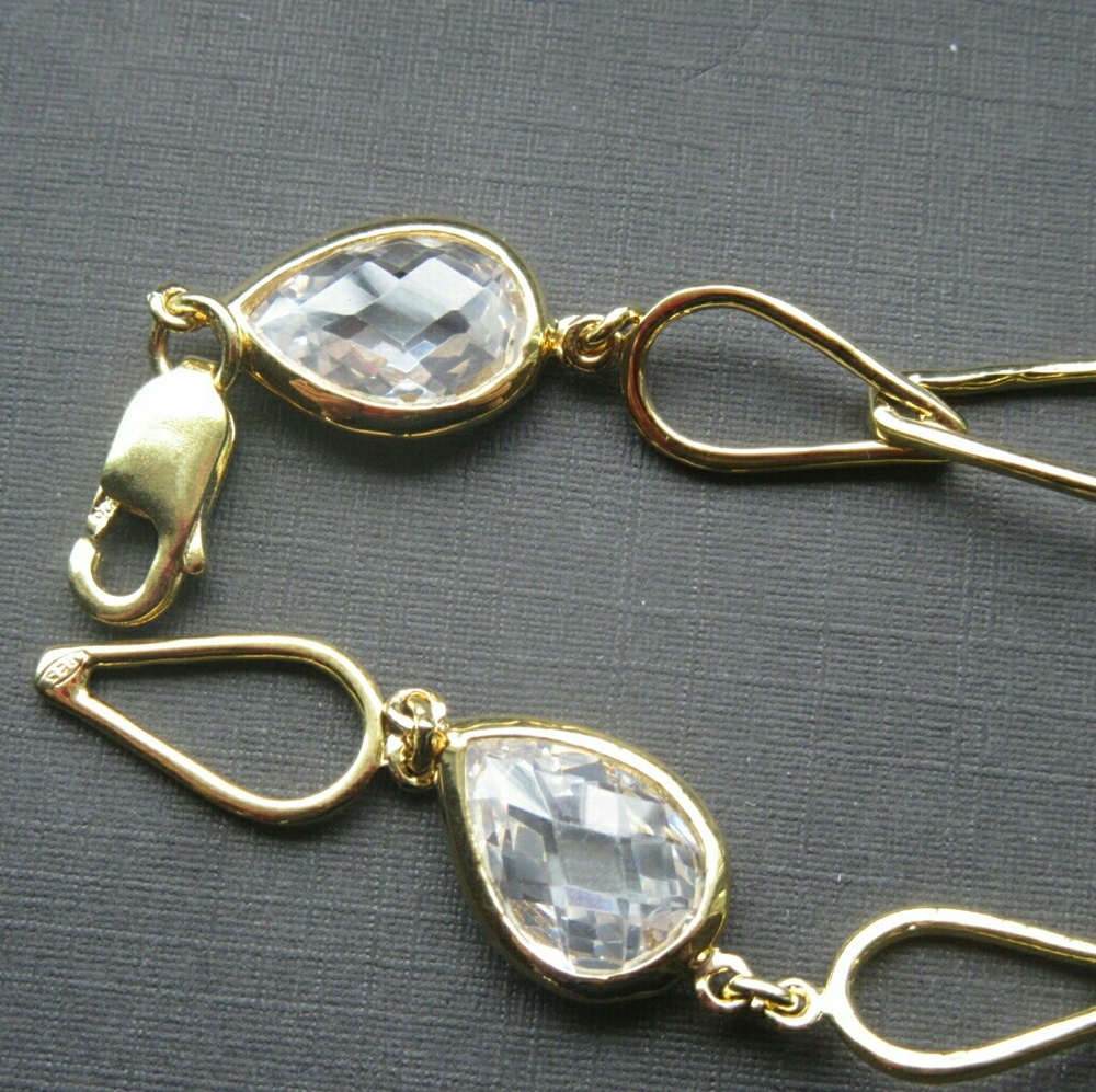 Sterling silver vermeil plated bracelet