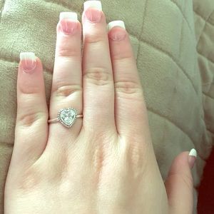 Pandora Promise Ring and matching earrings set