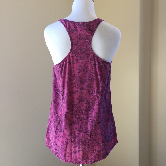 Joie Silk Alicia Racerback Tank Top in Pink - Picture 4 of 8