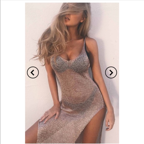 Dresses & Skirts - Rose Gold Vacation Cover Up