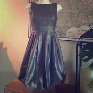 Gunmetal cocktail dress