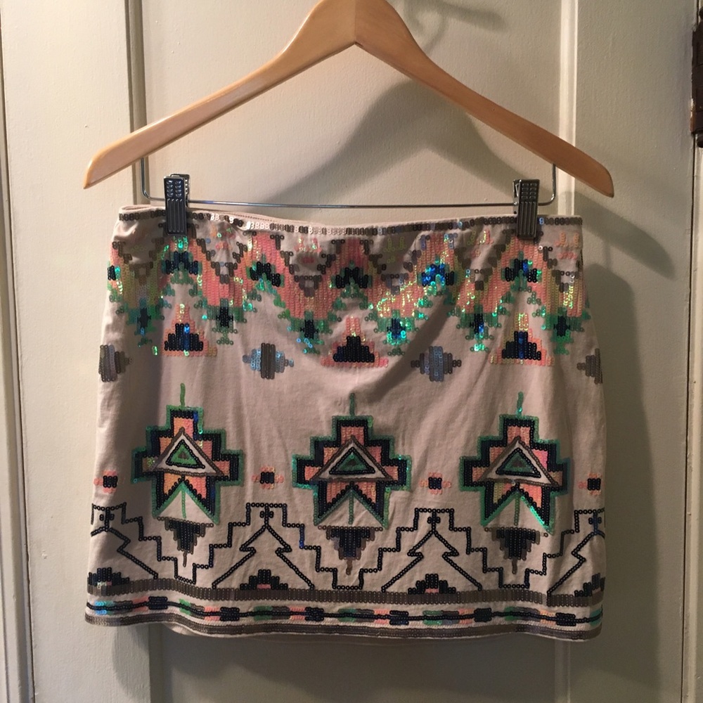 NWT Express Sequined Miniskirt