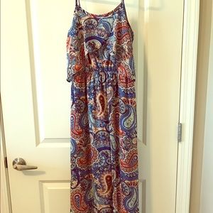 Paisley maxi dress!