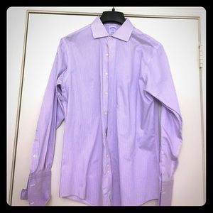 Brooks Brothers lavender and pink dress shirt
