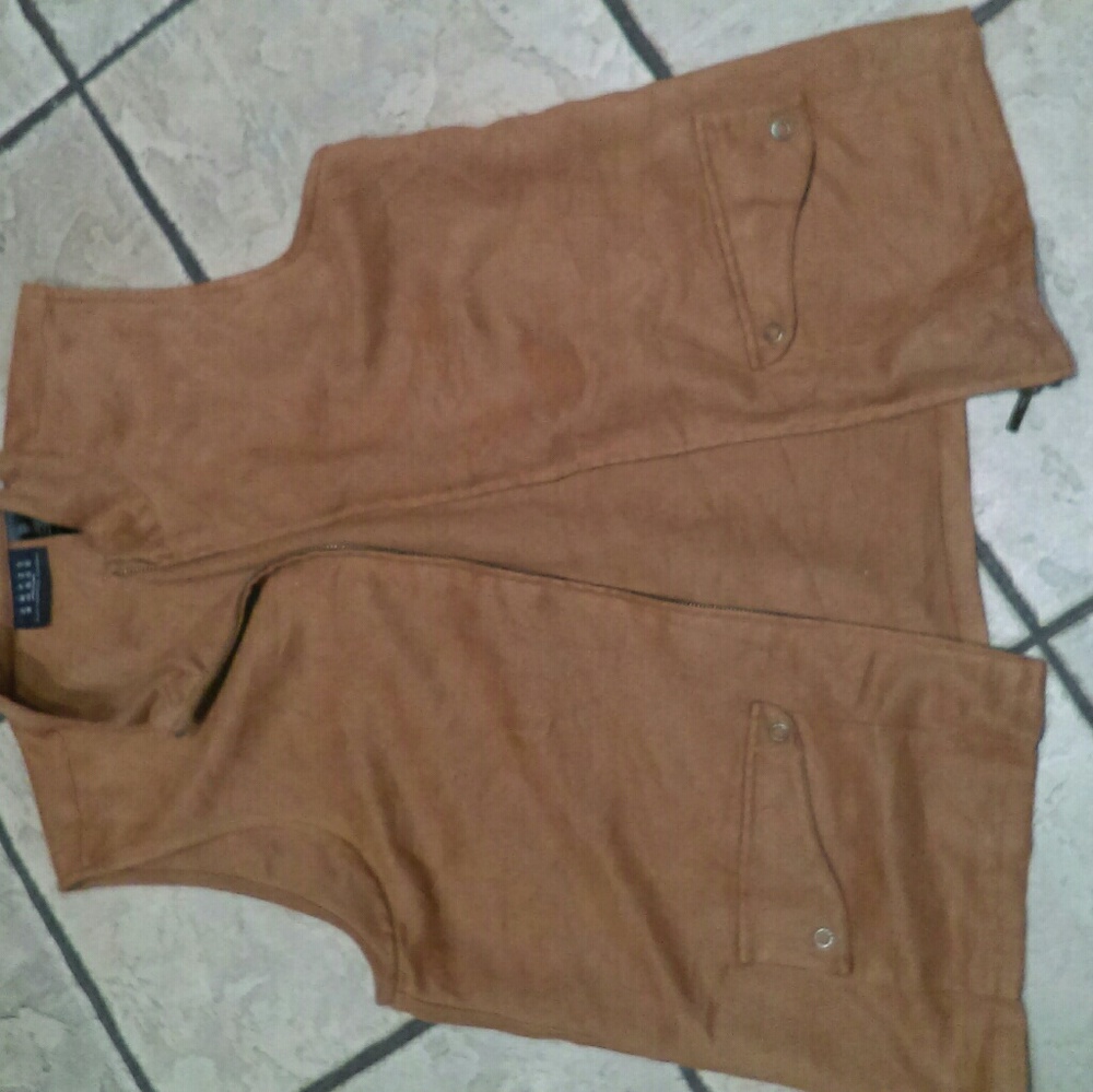 Crazy horse Liz Claiborne suede vest Size L