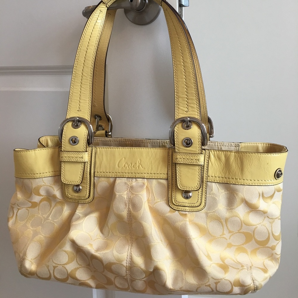 Baby Yellow Coach Purse