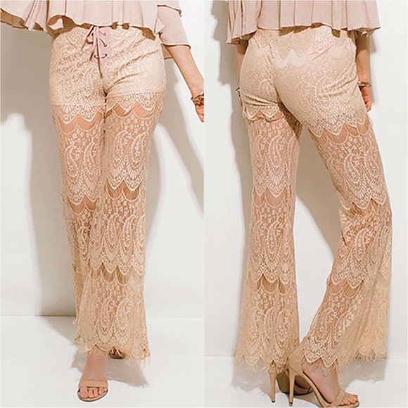 Bohemian Lace Pants - Picture 3 of 4