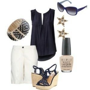 White House Black Market Bermuda Shorts