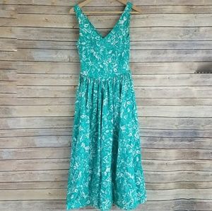 Laura Ashley Floral Sleeveless Maxi Dress