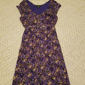 100% cotton Eddie Bouer mid length dress