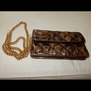 Marc by Marc Jacob snakeskin clutch