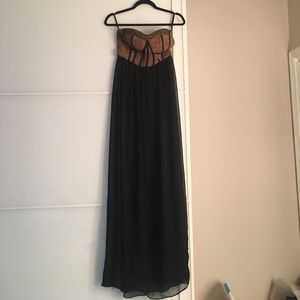 Printed top maxi