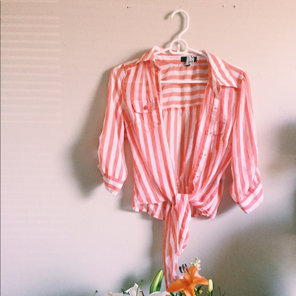 Striped summer blouse