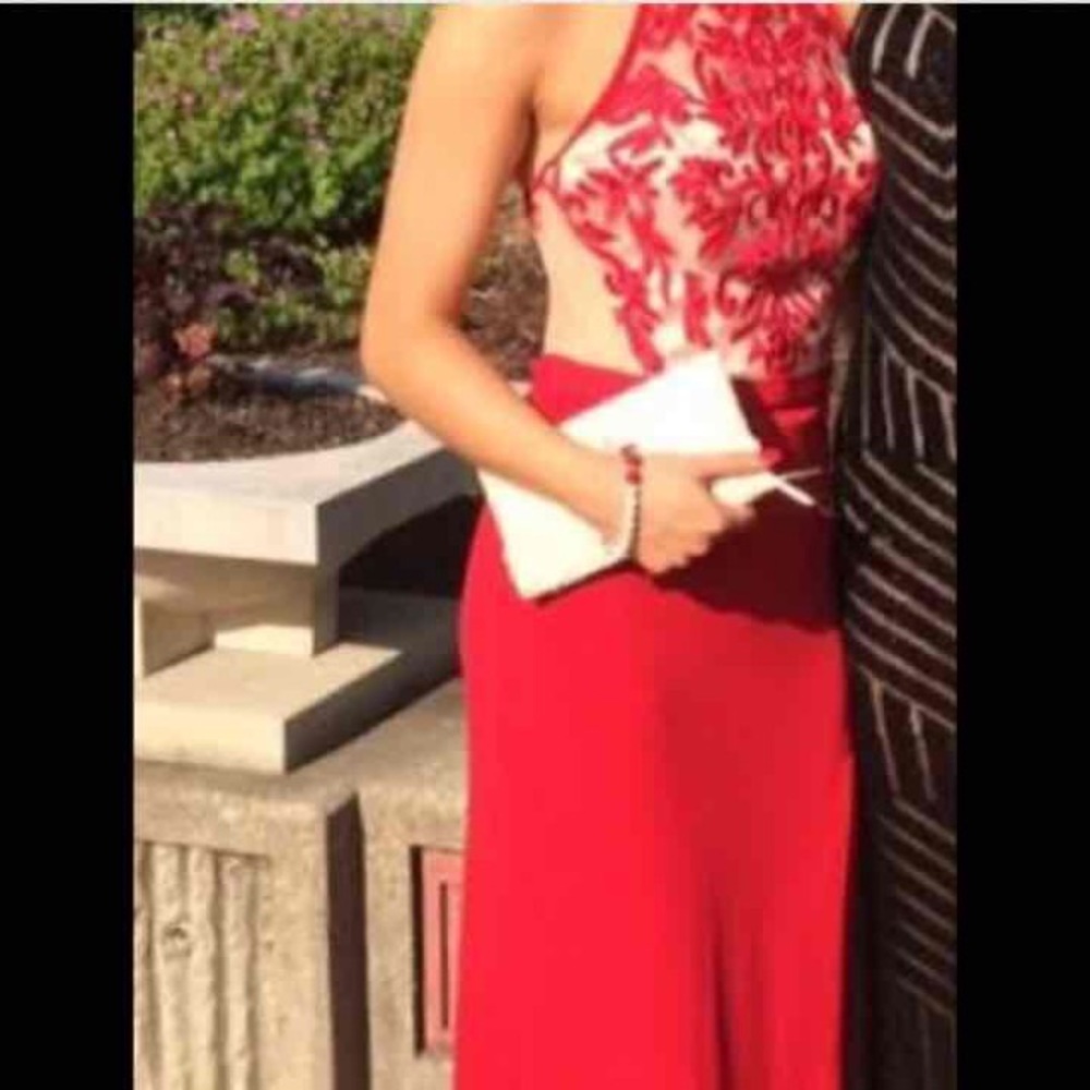 Mori Lee Embroidered Prom Dress