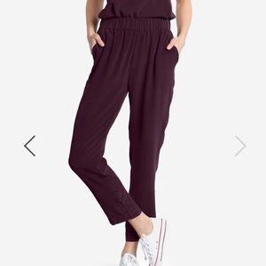 Grana Silk Ankle Pants