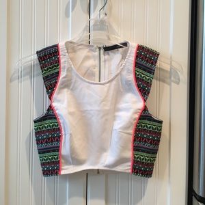 Small White Crop Top