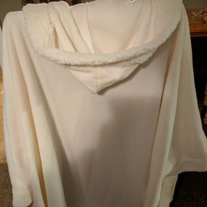 One size fits all open front poncho