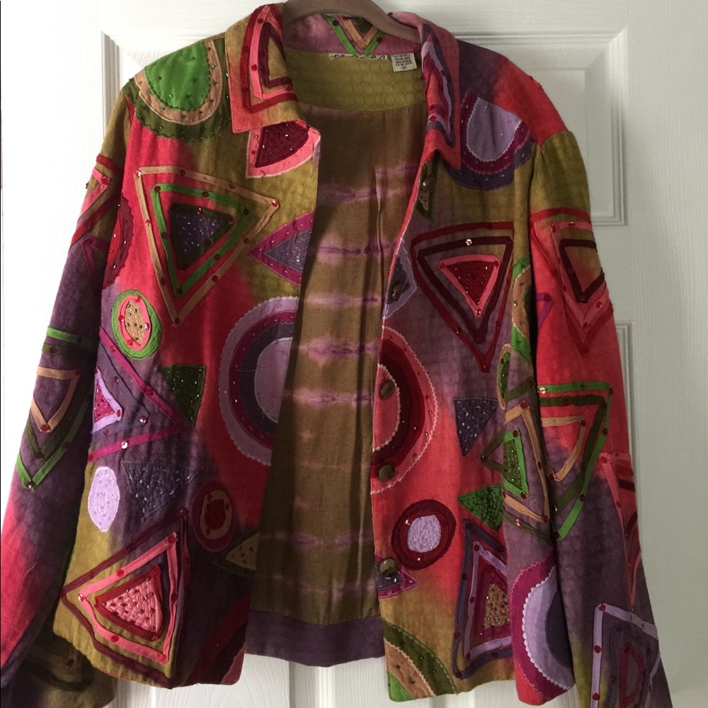 Appliqué cute jacket!