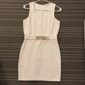 White dress with silver detail