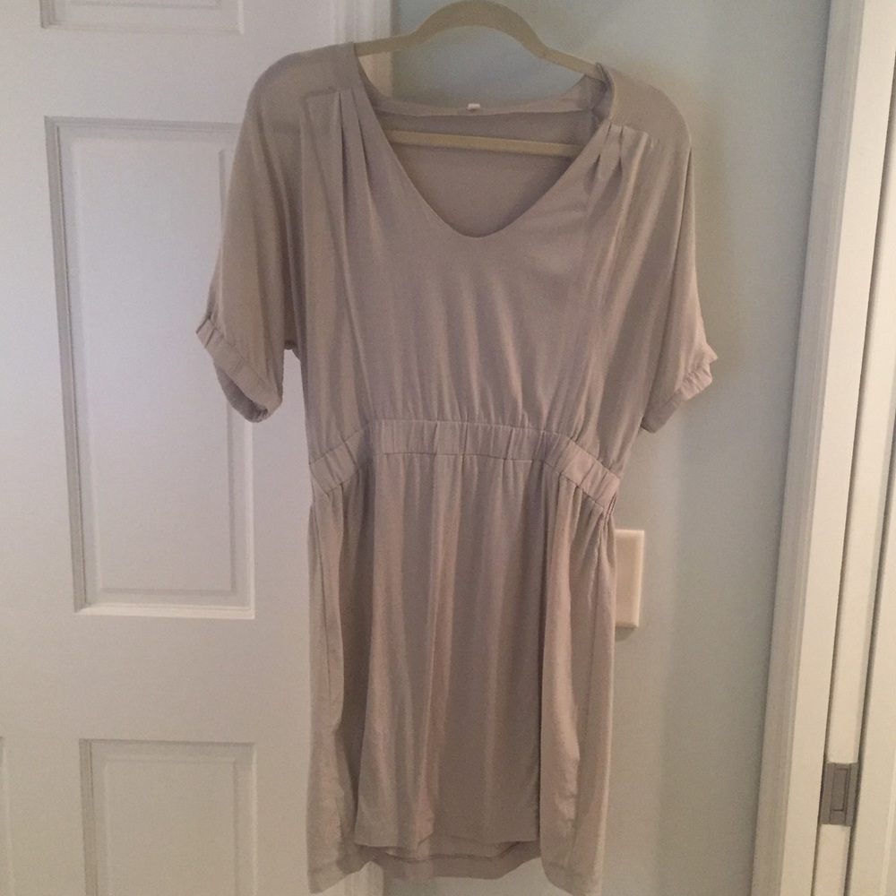 J. Crew dress. Large. Taupe.