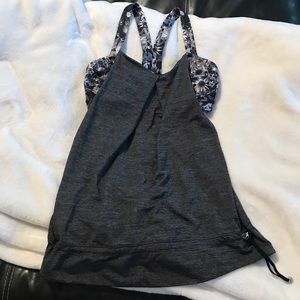 Lululemon tank with built in bra