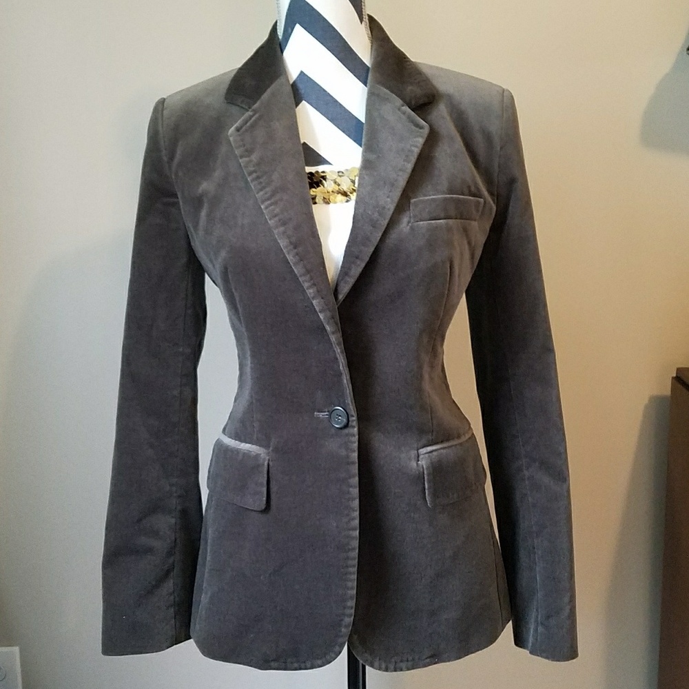 🌟SOLD🌟J.Crew Velvet Blazer - Picture 1 of 7