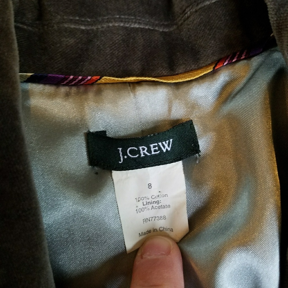 🌟SOLD🌟J.Crew Velvet Blazer - Picture 4 of 7