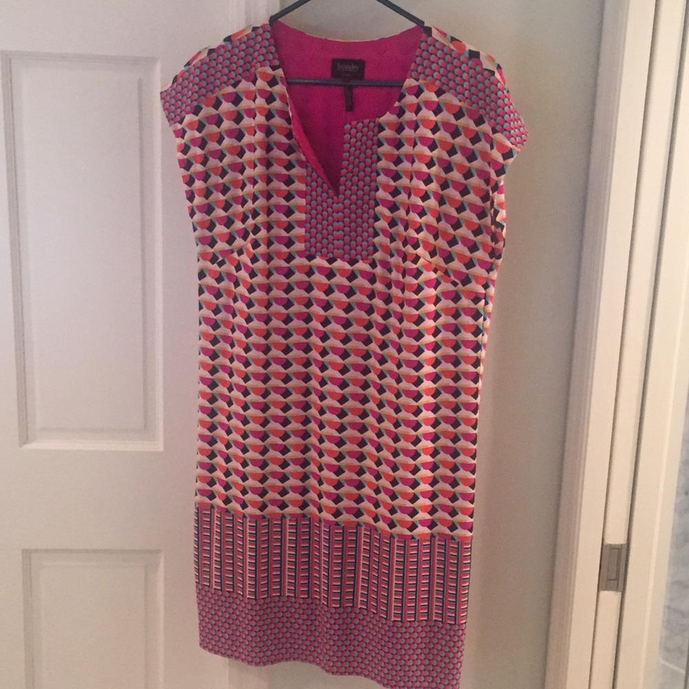 Laundry dress. Medium. Fun colors and pattern!