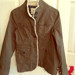NWOT Carve Designs Small Military Lined Jacket