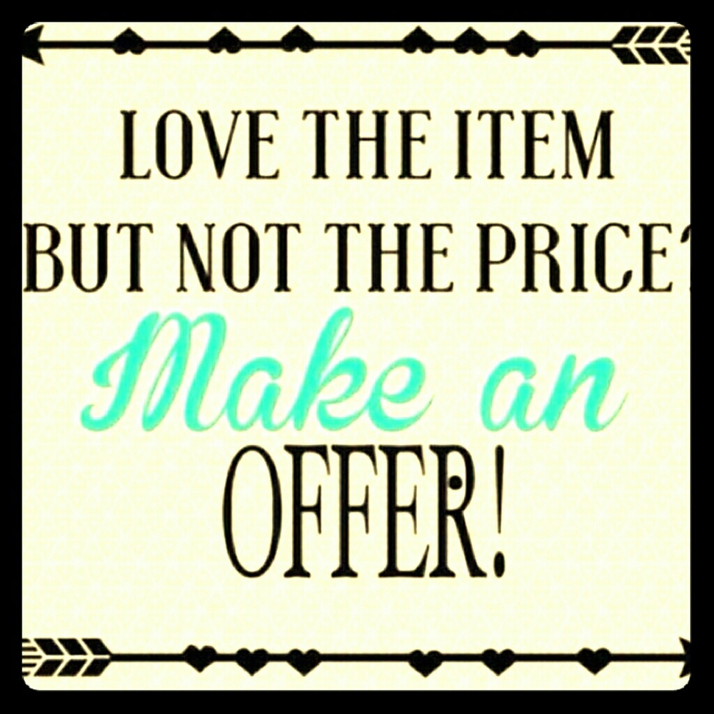 All reasonable offers welcome!!!