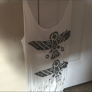 Cute white tank top