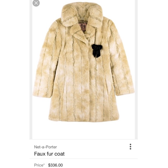 RARE* Blonde faux fur Juicy Couture coat jacket - Picture 3 of 7