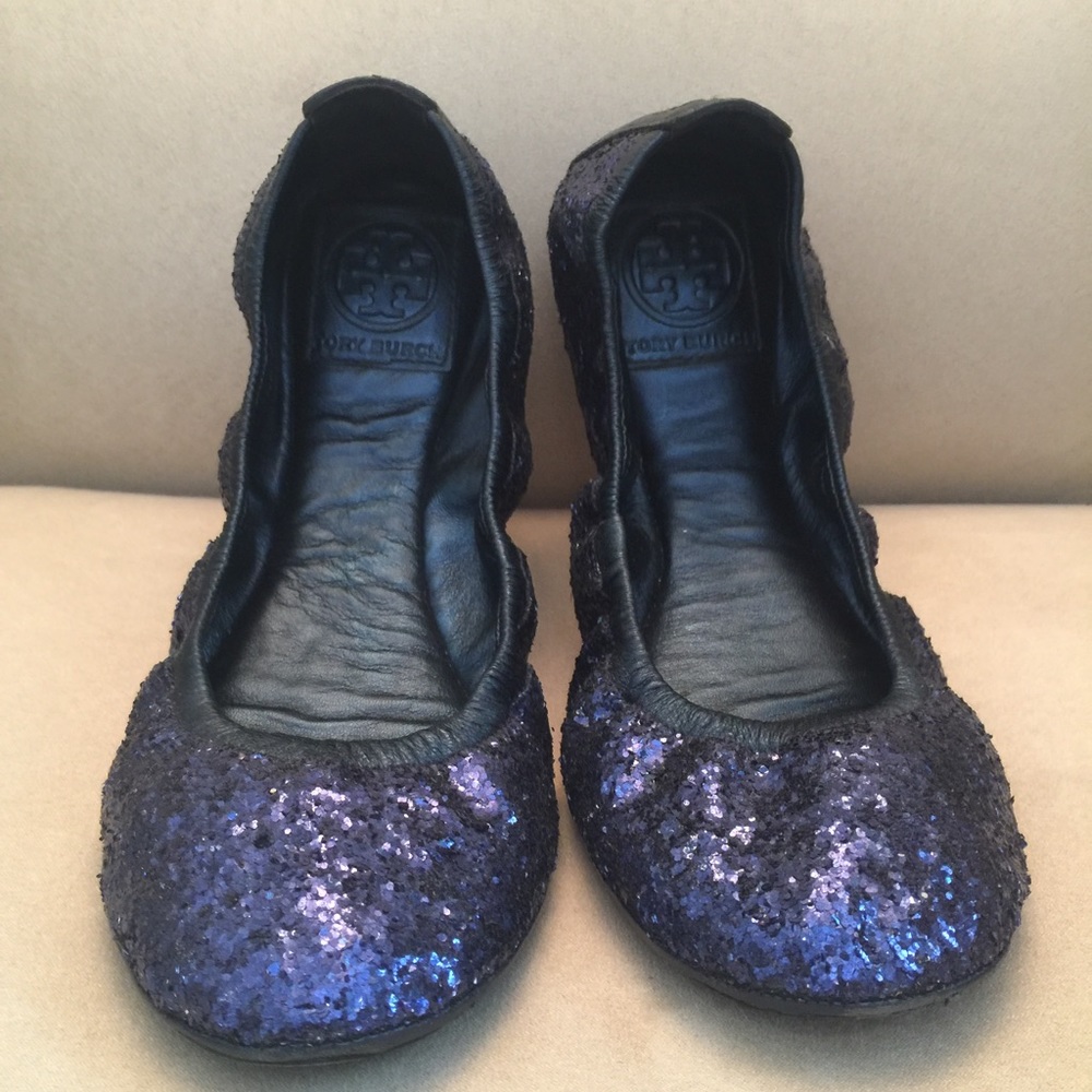 Tory Burch Eddie Glittery Flats