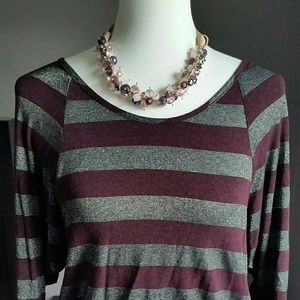 Red Haute maternity shirt