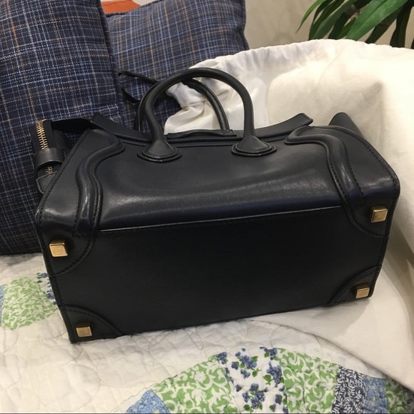 Céline micro luggage in smooth calfskin leather - Picture 5 of 8