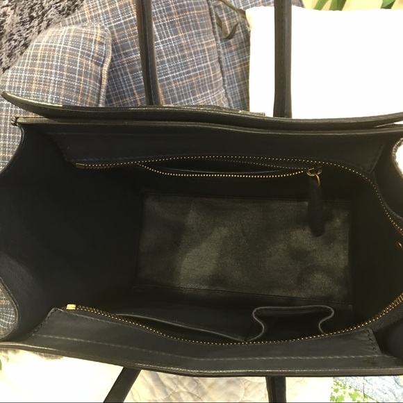 Céline micro luggage in smooth calfskin leather - Picture 8 of 8