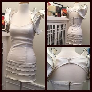 Lady GaGa inspired white dress size S (2)