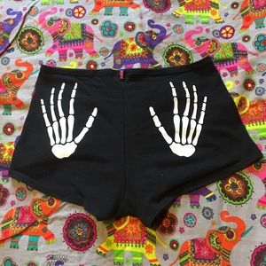RARE Victoria's Secret PINK skeleton hand panties