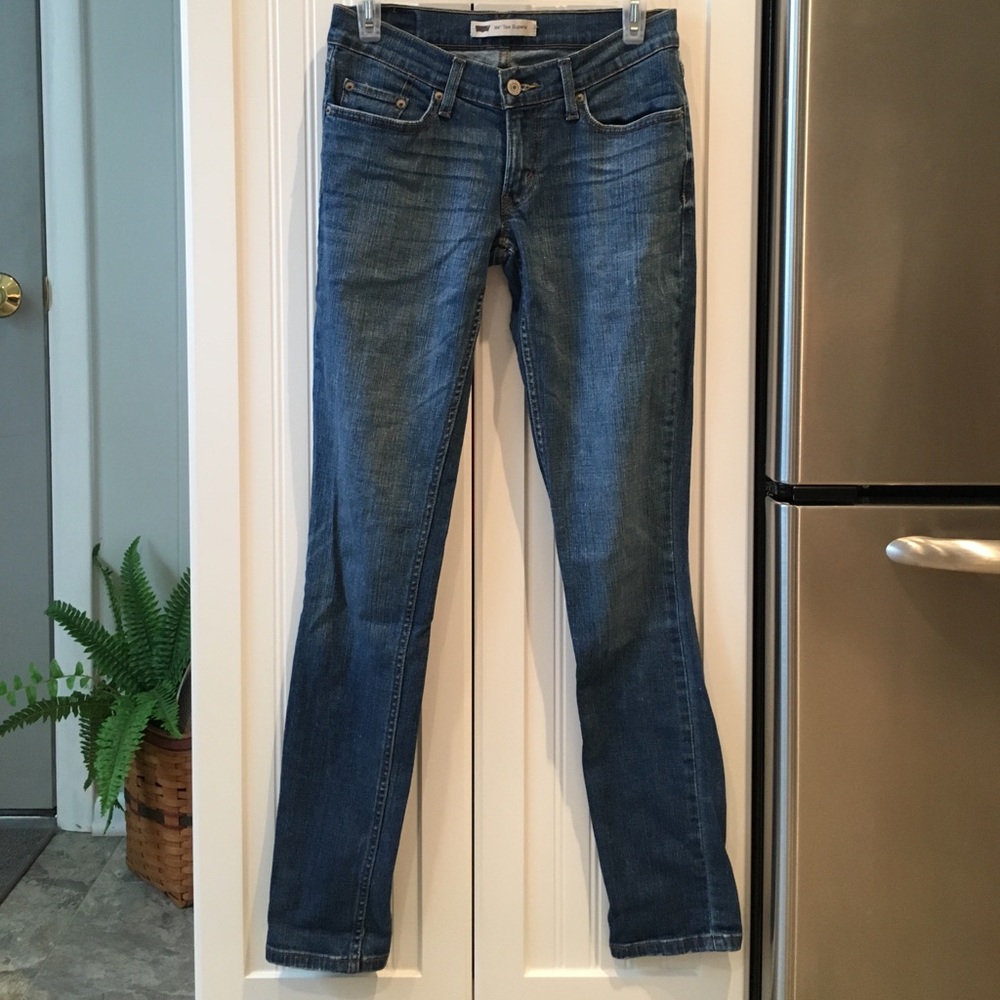 Levi's Super Low Straight Jeans