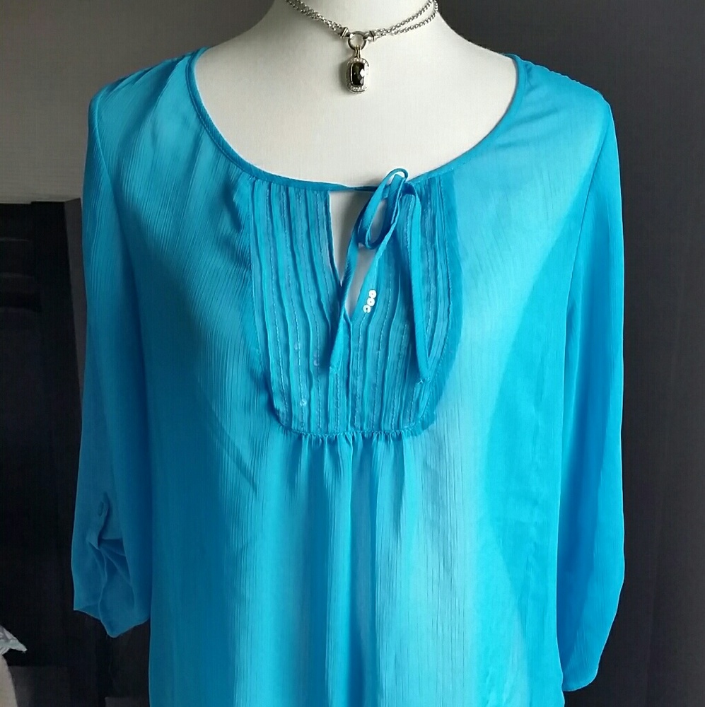 Express sheer top