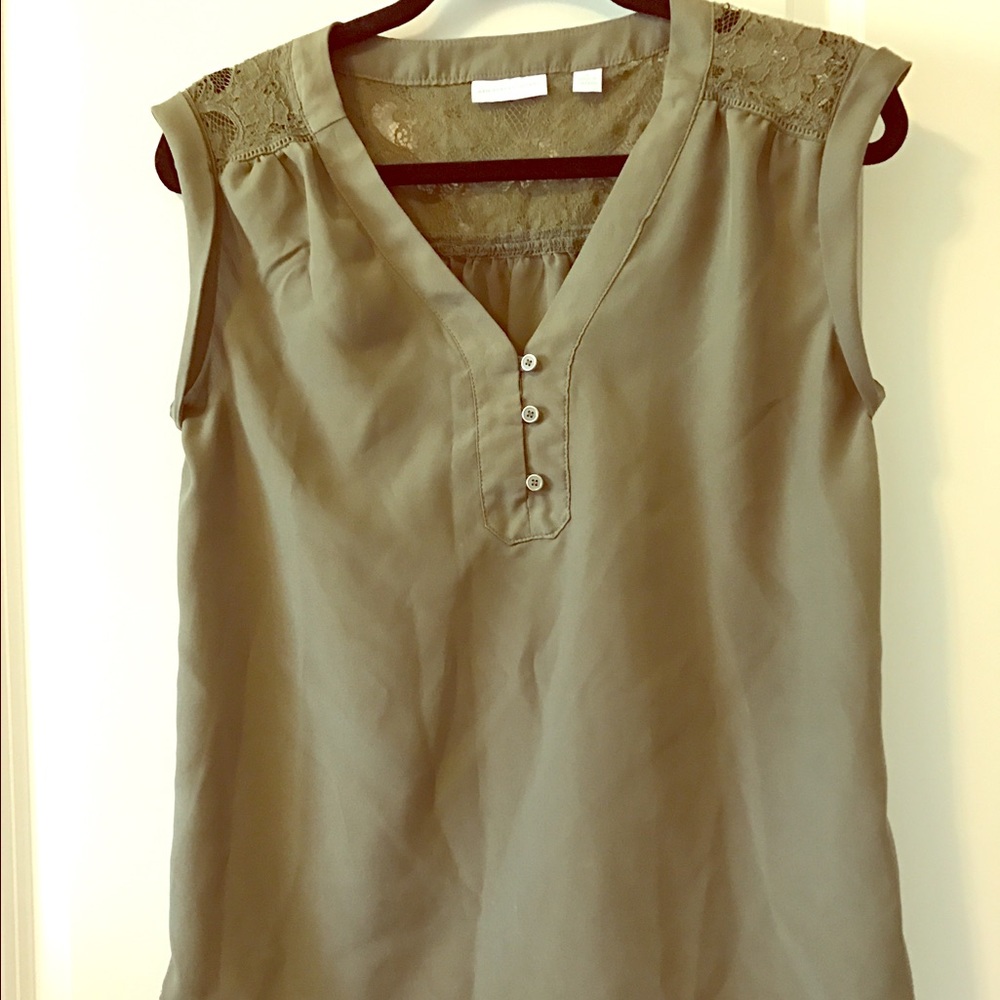 Dress up or casual sleeveless top.