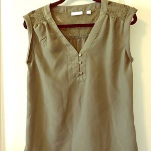 Dress up or casual sleeveless top.